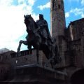 Statue of Ramon Berenguer III on horseback. Via Laietana Barcelona