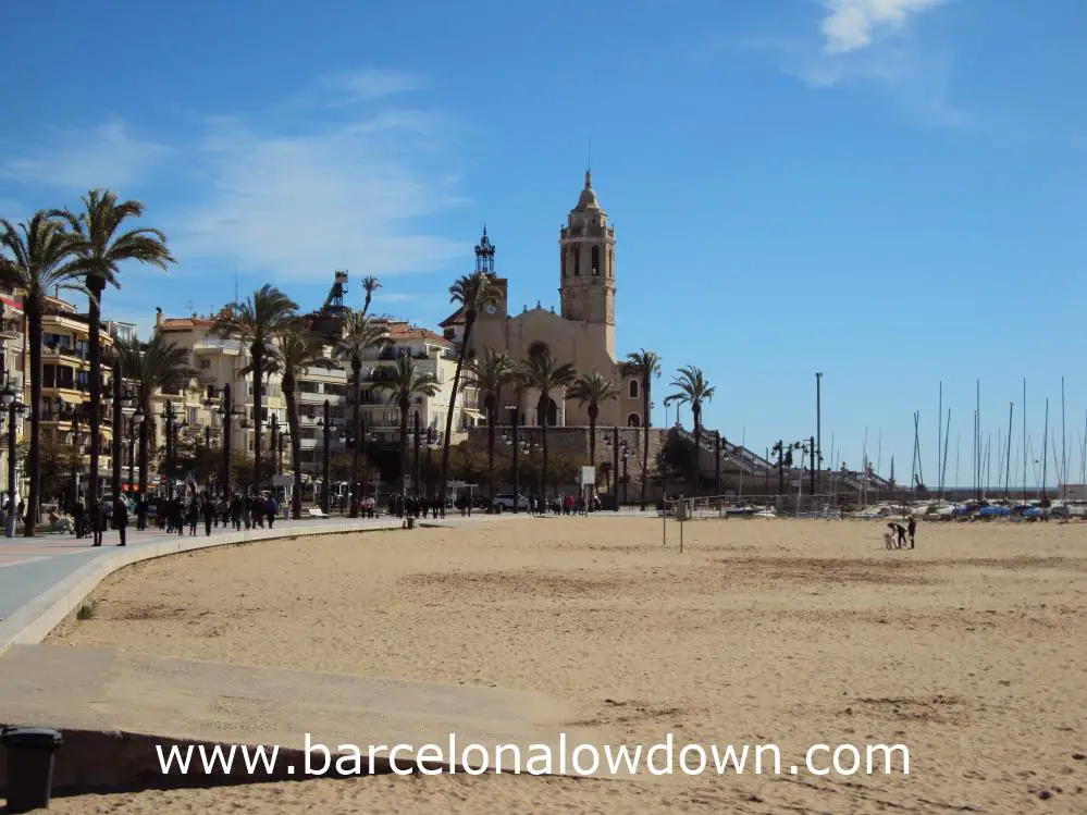 The "Esglesia de Sant Bartomeu i Santa Tecla" Church Sitges