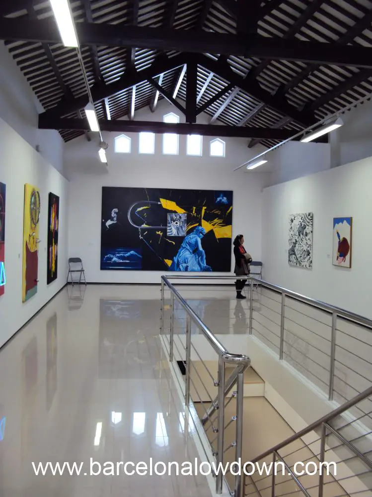 The fundacio Stämpfli Modern Art Gallery is Located in the Old Fish Market