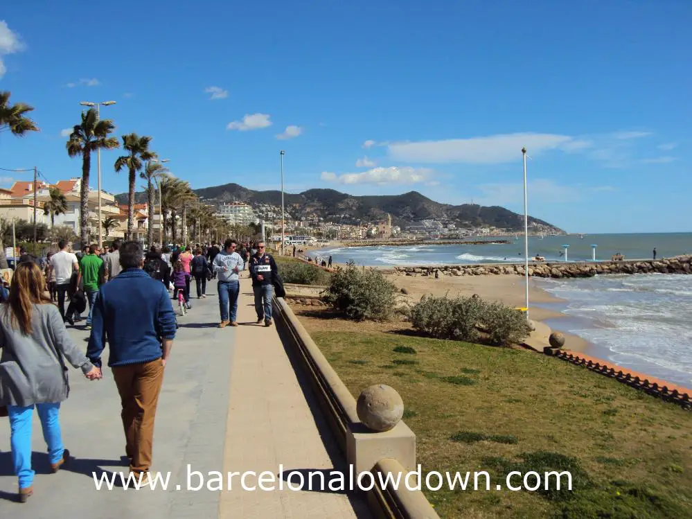 Sitges in Winter - Even in March Sitges is a Popular Day Trip From Barcelona