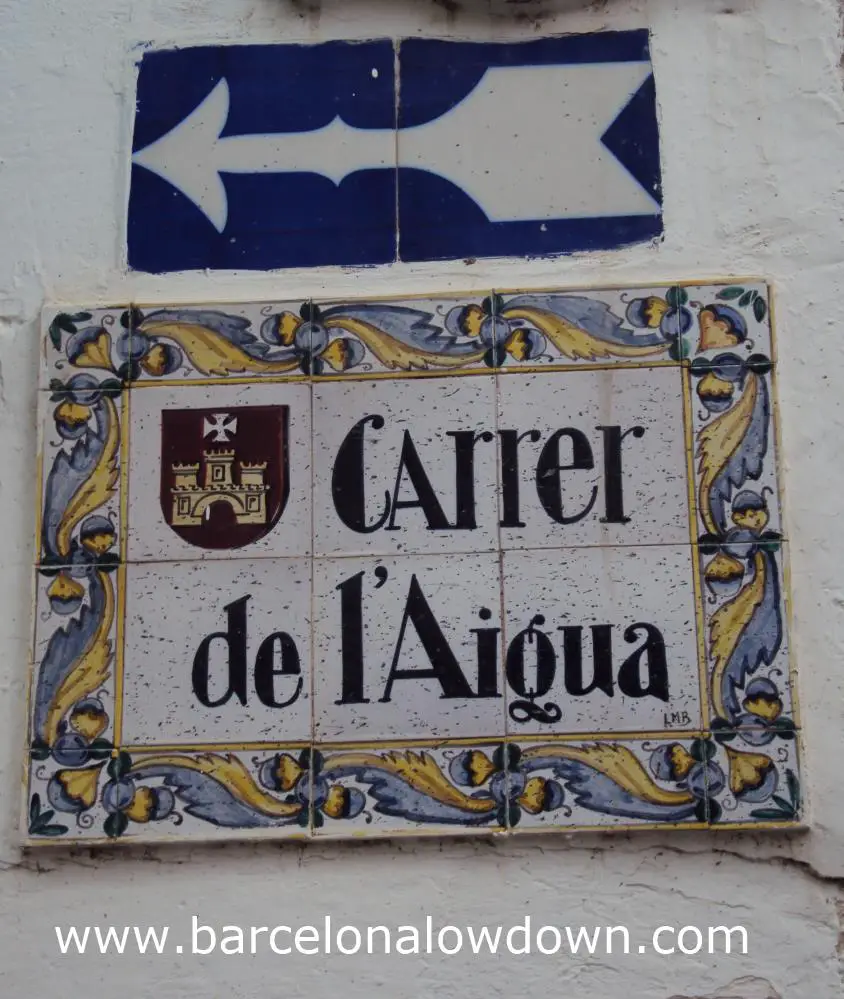 A Street Sign in the Old Town