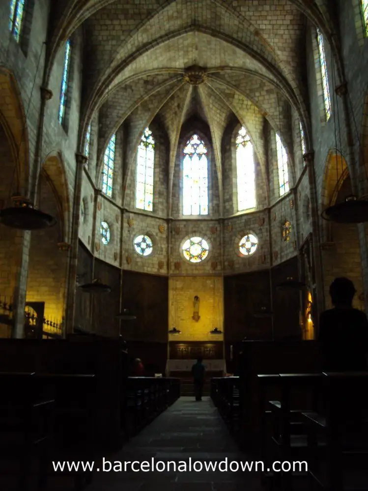 The Nave is beautifully simple and reminds me of the Bascilica de Santa Maria del Mar