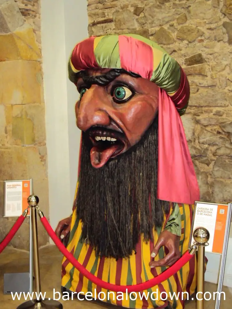 One of the "Big Heads" at the Casa dels Entremesos, Barcelona