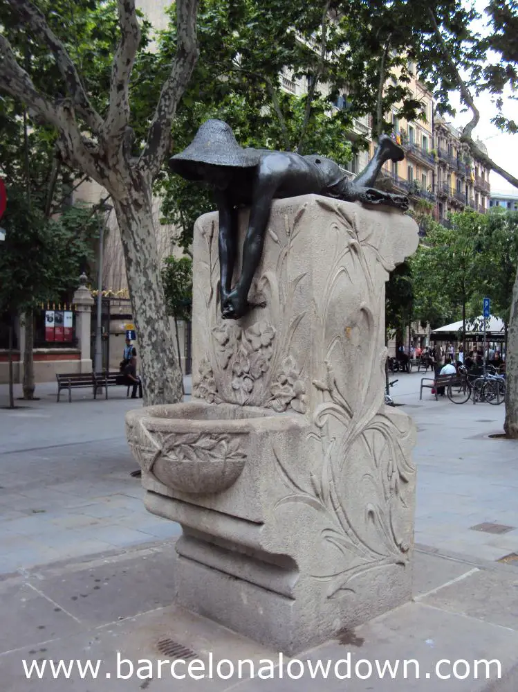 The "Font de la Granota" Art Nouveau Fountain, Barcelona