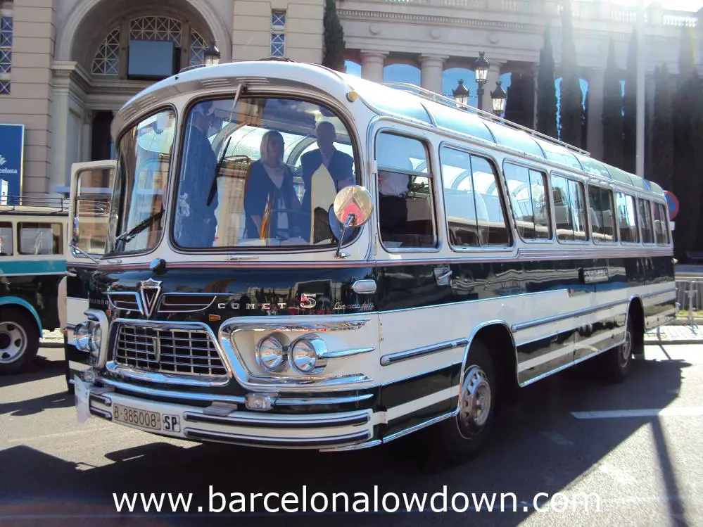 A beautiful chromed 1965 Pegaso Comet 5061 7 Pegaso Comet 5061 40 seater vintage bus.