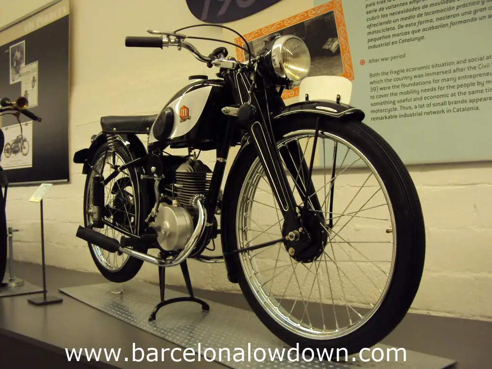 vintage montesa motorbike