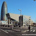 The Barcelona design museum is located in the hyper modern Disseny Hub building next tothe Agbar tower and the new Encants Vells flea market in the 22@ district of Barcelona