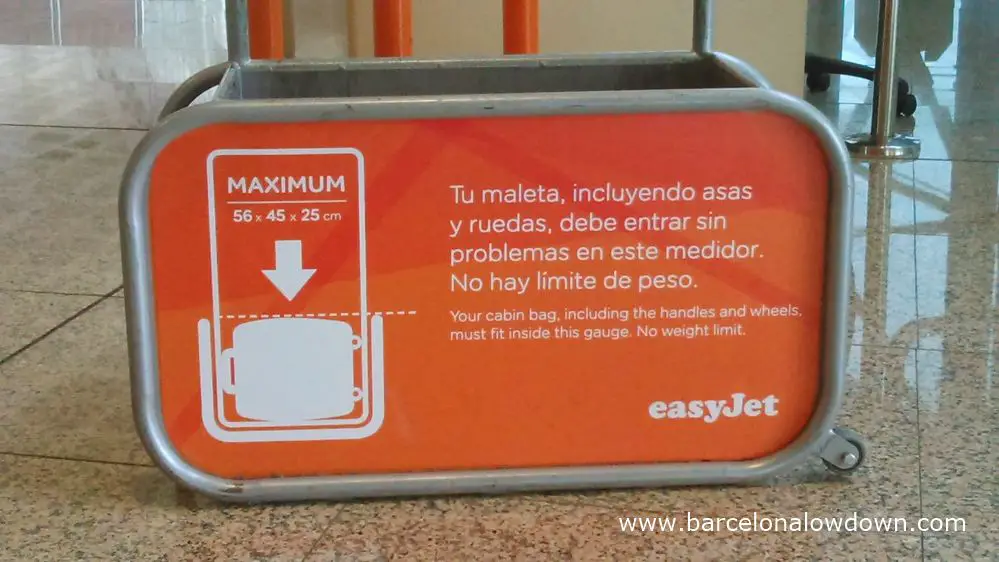 weight limit on hand luggage easyjet