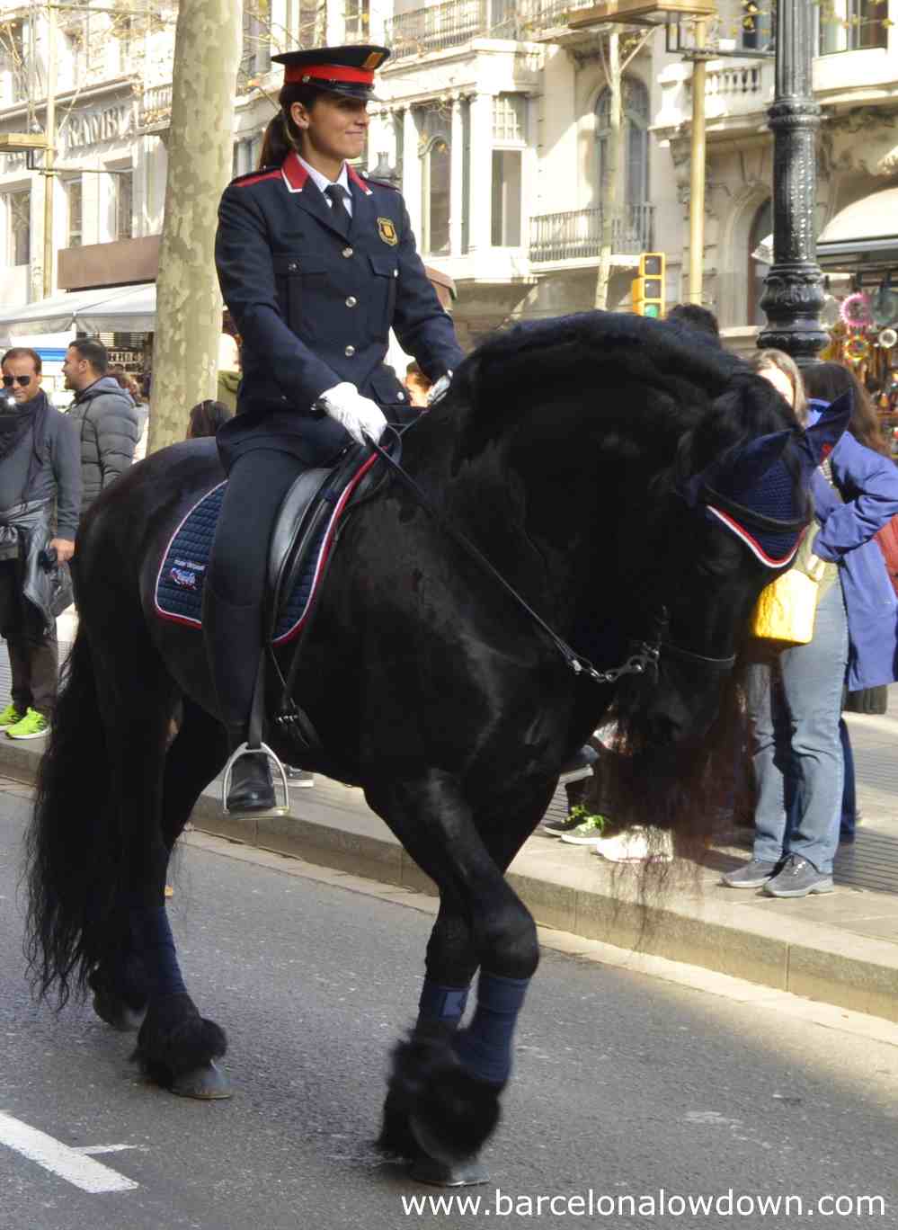 Mounted police Barcelona
