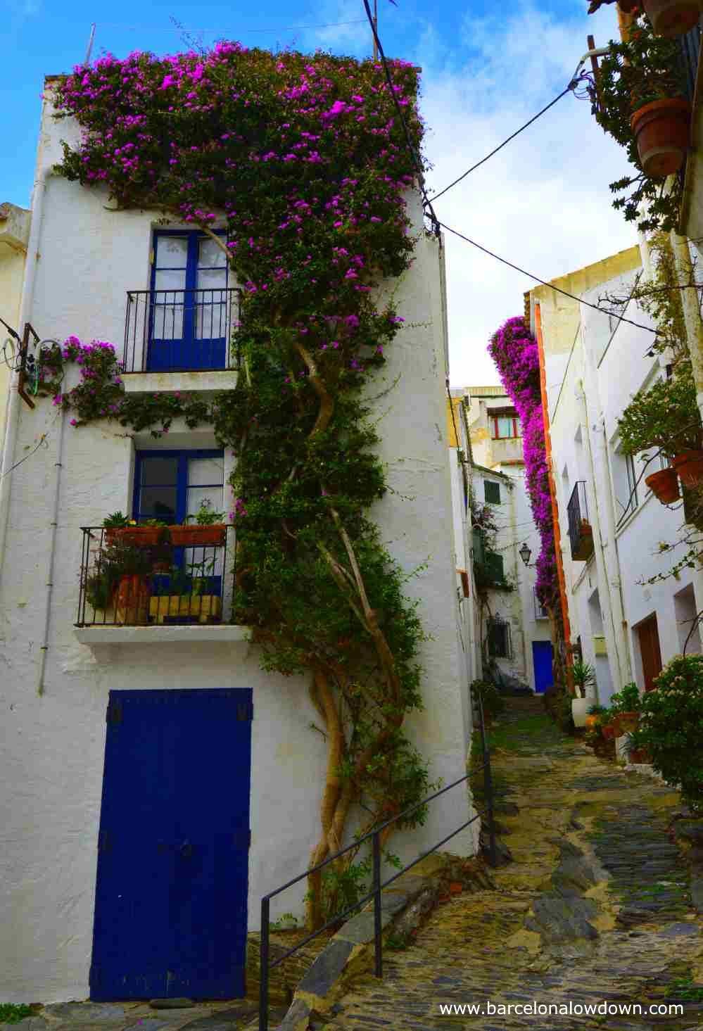 Narrow streets in Cadaqués, Spain