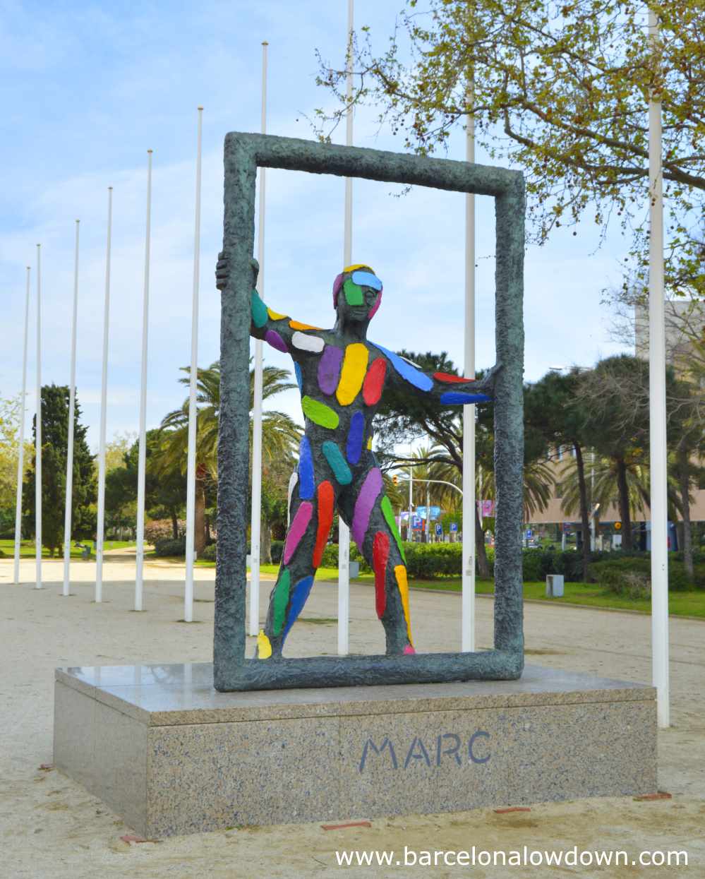 Statue of Marc in the 1992 Olympic Village, Barcelona
