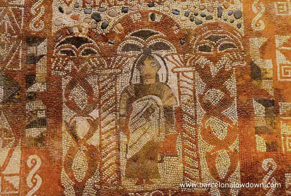 Roman Mosaic in the Municipal Museum of Tossa de Mar