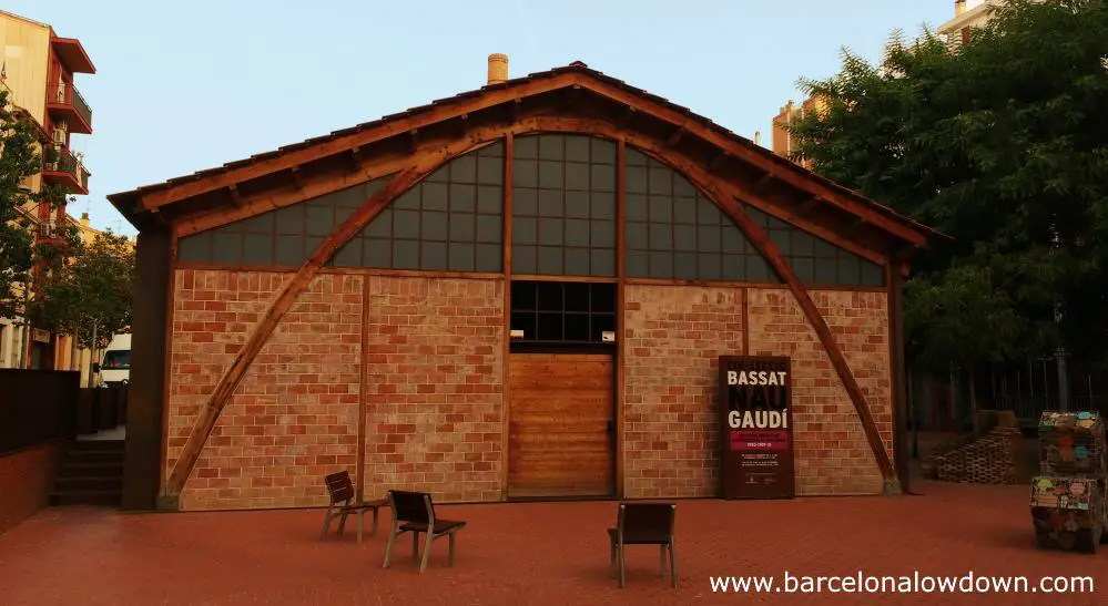 The outside of the Nau Gaudi warehouse in Mataró