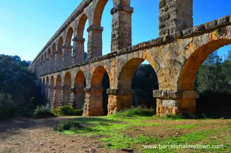 The 2000 year old Ferreres aqueduct near Tarragona