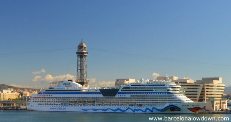 barcelona cruise terminal to world trade center