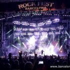 British metal band Saxon on stage at the Rock fest Barcelona 2017