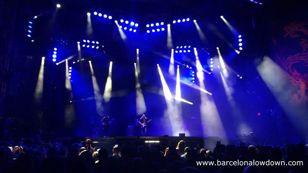 Spanish rock legend Rosendo performing live at the Barcelona Rock fest