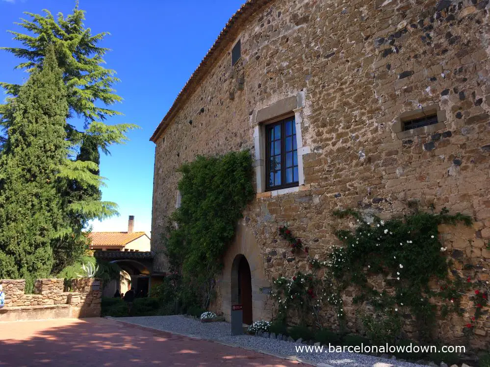 The main entrance to Gala and Salvador Dalí's castle in Púbol