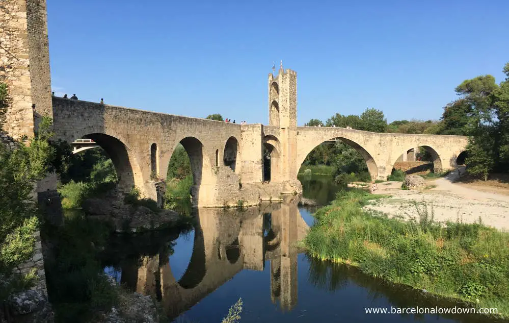 The 11th Century Stone Bridge Over the River Fluviá, Besalú near Girona