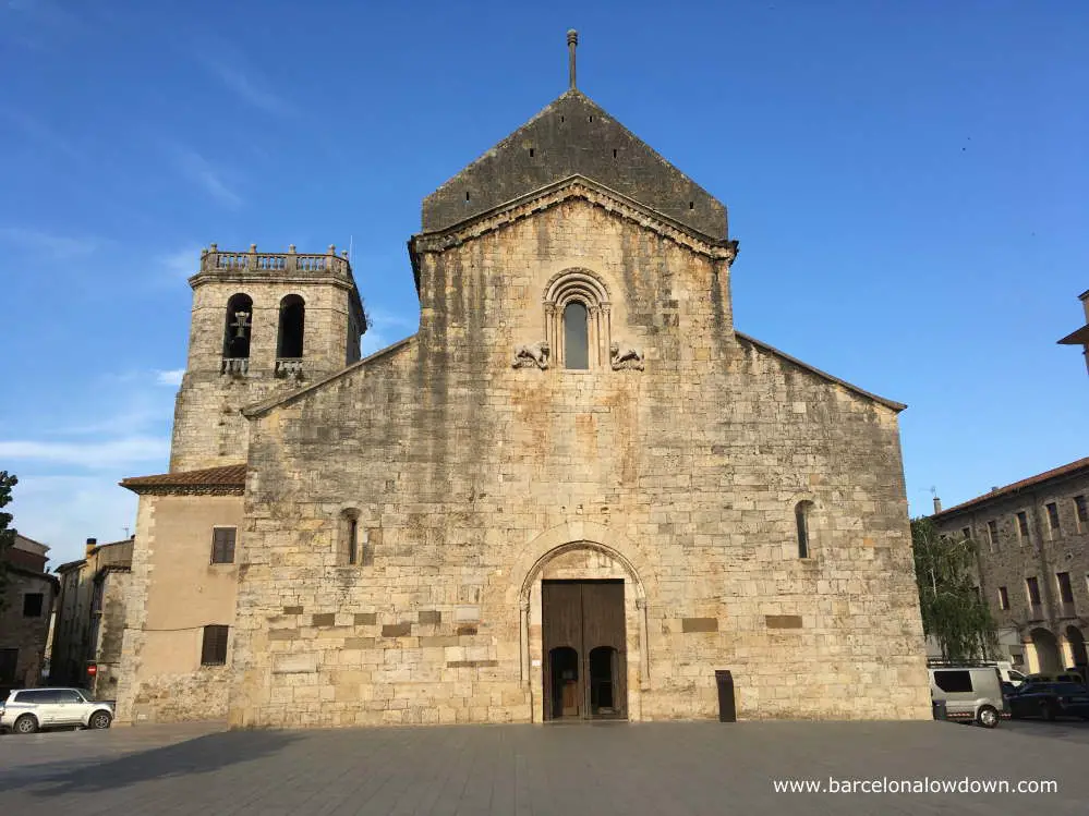 The 11th Century Monastery of Saint Paul (Monestir de Sant Pau) in Besalú, Spain