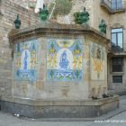 Medieval fountain in Barcelona's gothic quarter - El font de Santa Ana