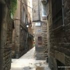 Narrow alleyways in the Jewish Quarter Barcelona, El Call
