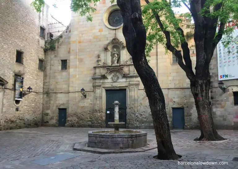 Felip Neri Square in Barcelona Gothic quarter