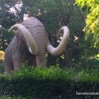 Wooly mammoth statue in the Parc de la Ciutadella, Barcelona