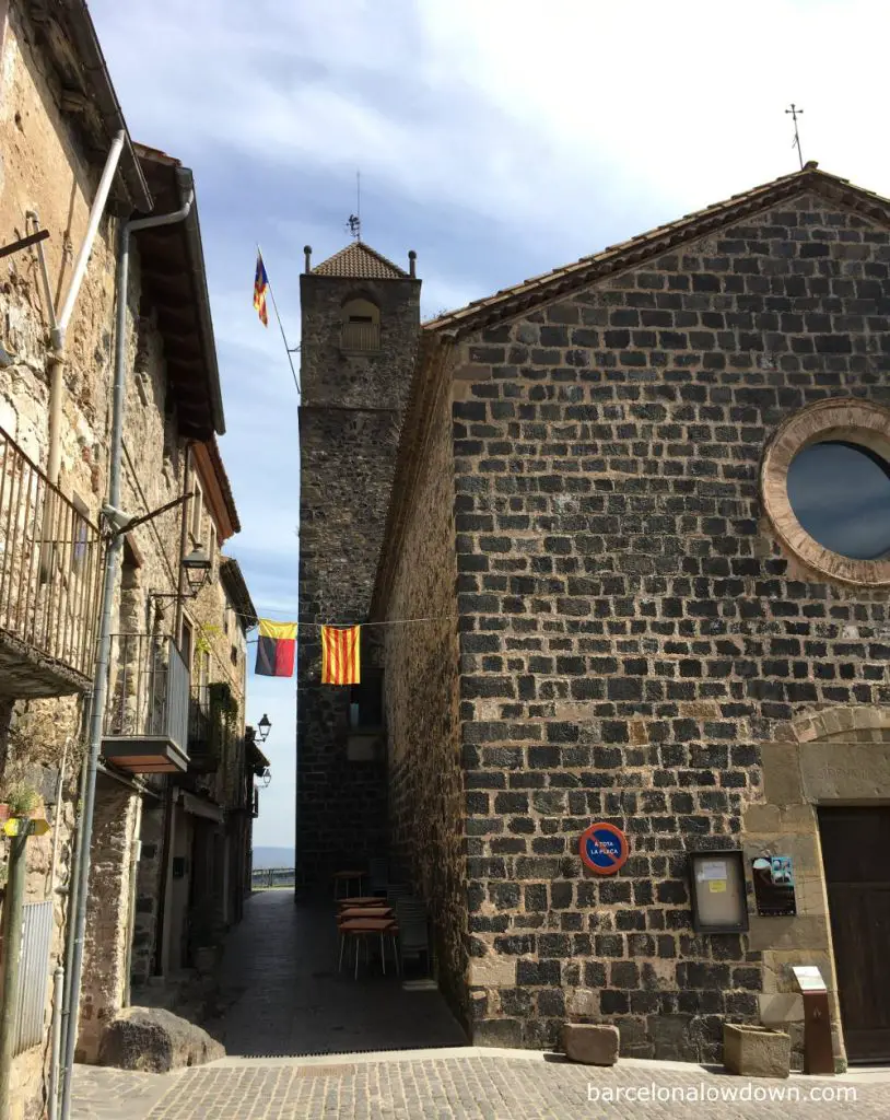 The medieval church of Castellfollit de la Roca