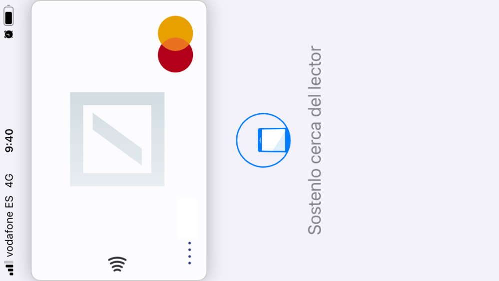 Screenshot showing a contactless payment using Apple Pay in Barcelona
