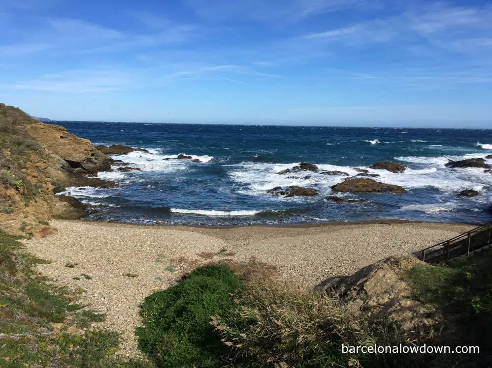 a small sandy bay on the Costa Brava, Spain