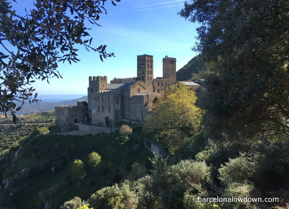 The monastery of Sant Pere de Rodes, near El Port de la Selva on the Spanish Costa Brava