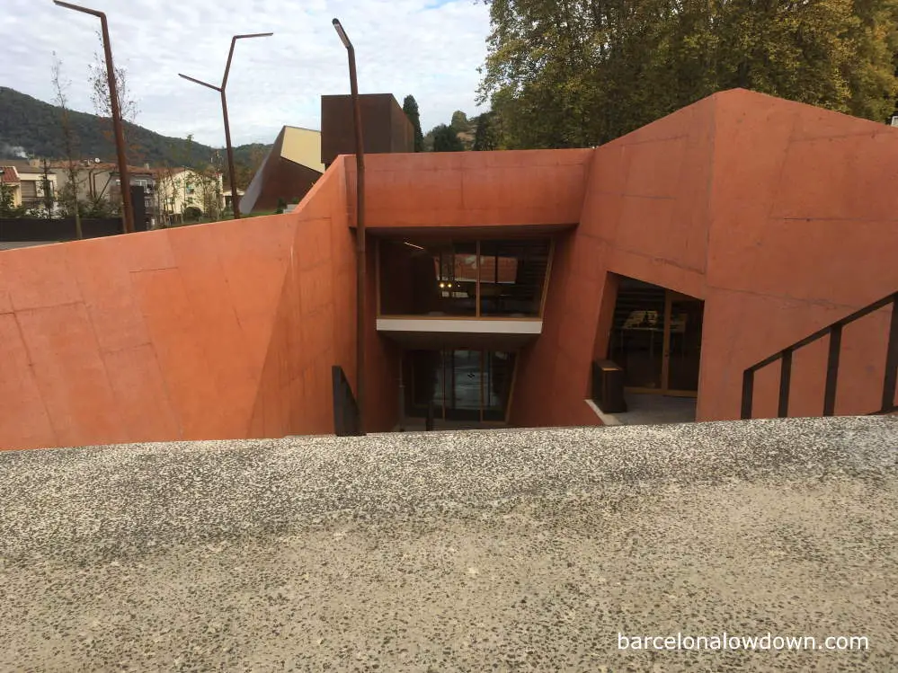 The entrance to the volcano museum in Olot
