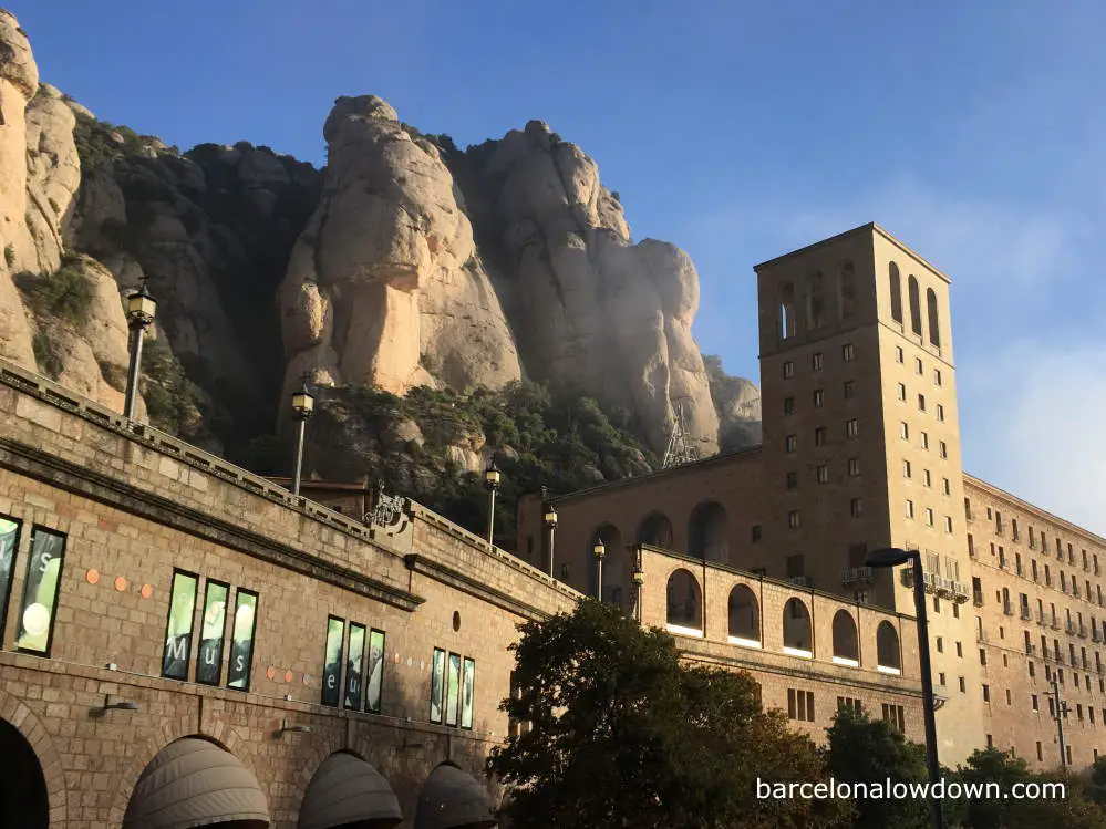 Early morning at the Monastery of Montserrat, Spain