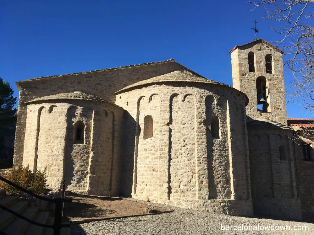 A tenth-century Romanesque monastery on Montserrat
