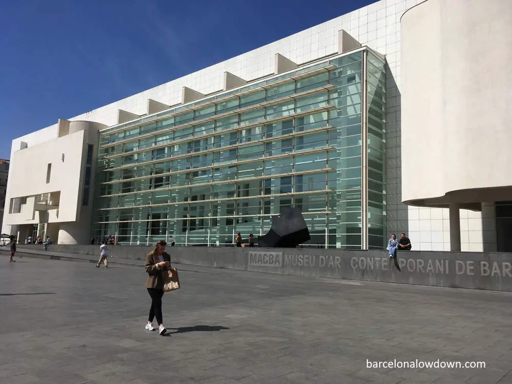 MACBA Contemporary Art Museum. Barcelona