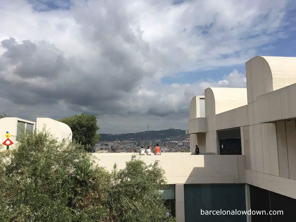The roof terrace of Fundació Joan Miró, Barcelona