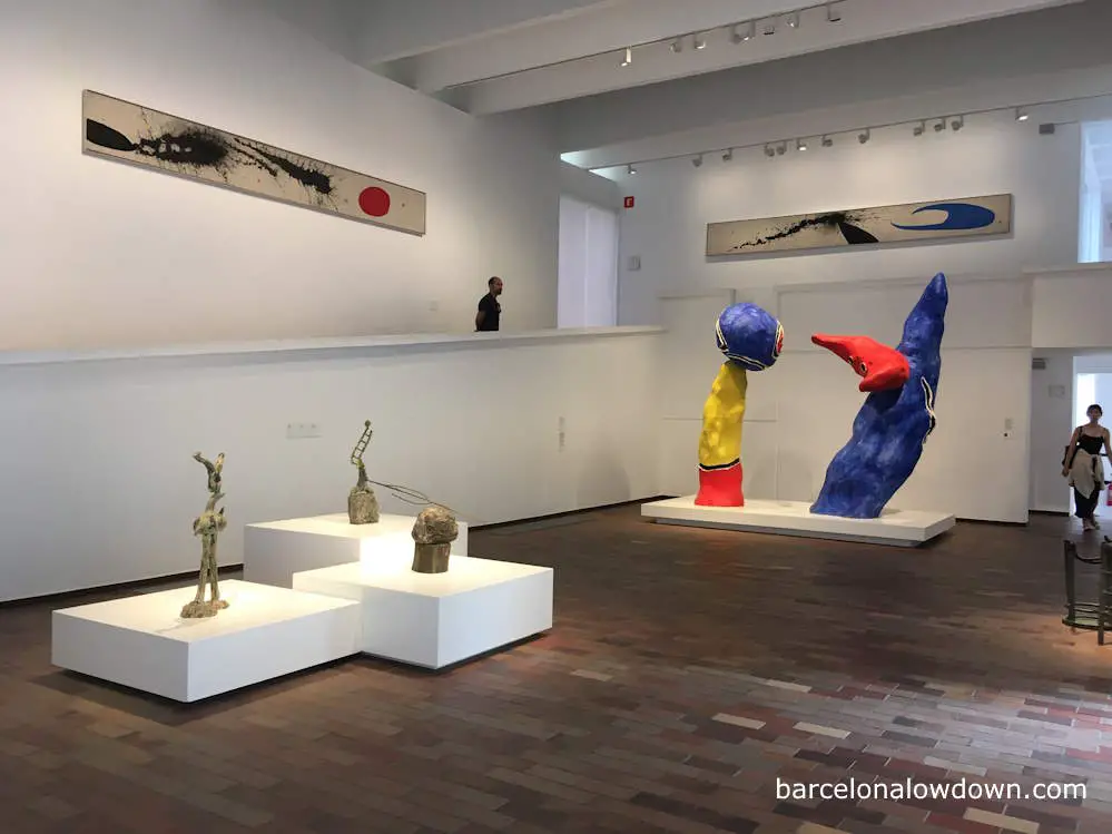 Sculptures in the Fundació Joan Miró museum, Barcelona