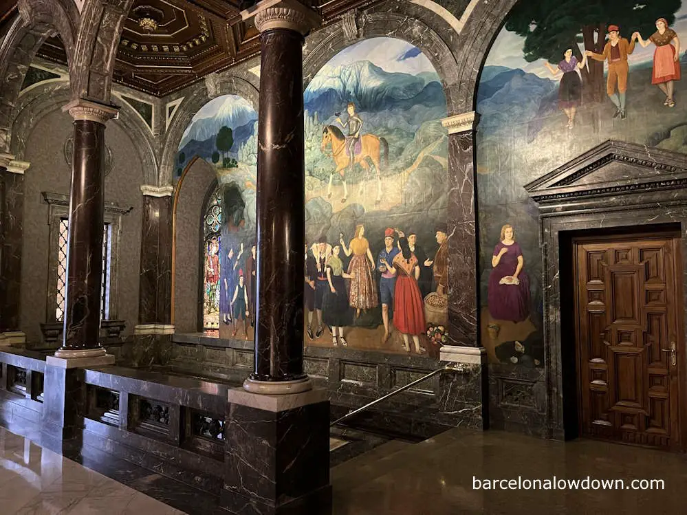 Paintings in Barcelona Town Hall