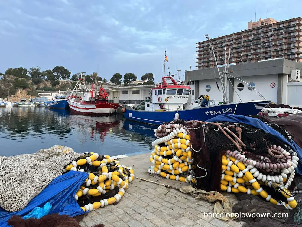 Fishing boats in the harbour at Palamós, Costa Brava