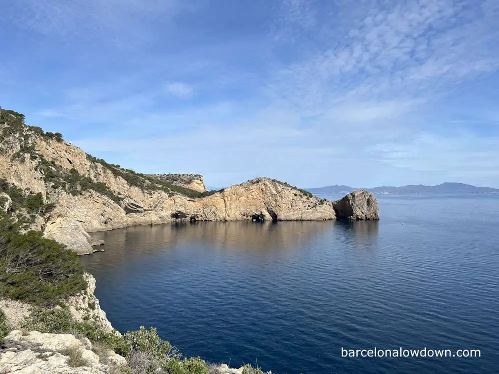 Cliff views on the Costa Brava Coastal Path, Spain