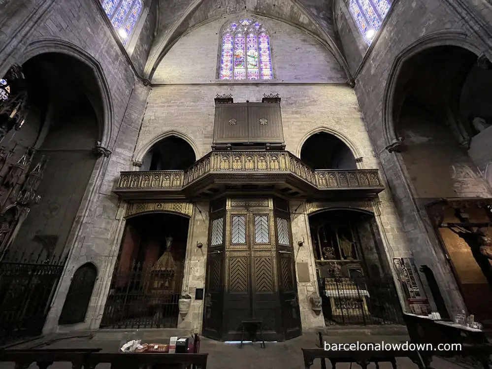 The entrance to the Basilica de Sant Just, Barcelona