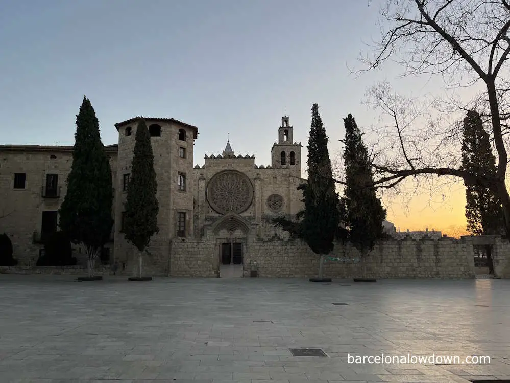 Early morning at the Monastery of Sant Cugat